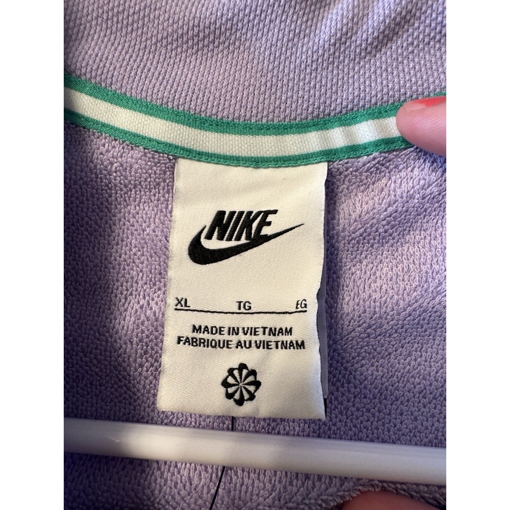Nike Sportswear Girls Dress XL Lavender Purple Green 1/4 Zip Mini FV0192-515 - Picture 5 of 7